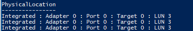 Get-StoragePool PhysicalLocation