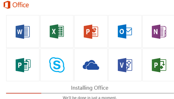 office 365/2019 install all available apps at once