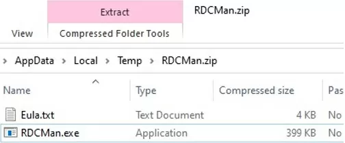 extracting rdcman.exe