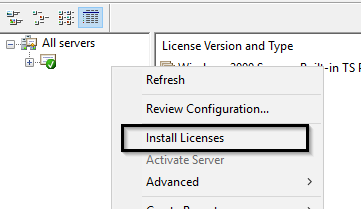 installing rds CAL