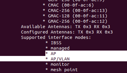 iw: check supported wireless inerface modes